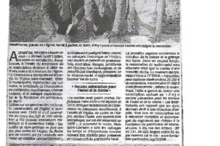 Mouliherne article souscription